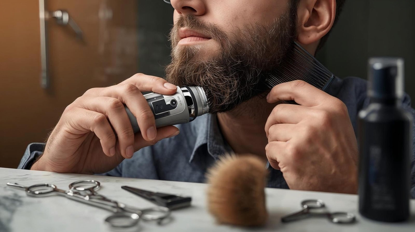 How To Clean Up A Beard While Growing It Out